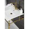 Kingston Brass KS1437AL 2-Handle Bathroom Faucet W/Brass Pop-Up & Cover Plate, Brass KS1437AL - alternate 2